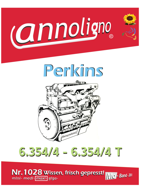 Perkins Diesel 6 Zylinder Diesel Industrie Motoren Typ 6.354/4/T Bild – Ersatzteilliste & Explosionszeichnungen - annoligno 1028